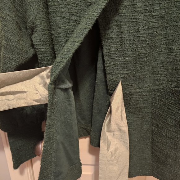 Anthropologie Green Sweater with Sage Bow - Picture 3 of 9